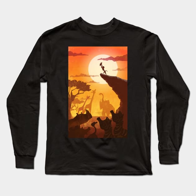 PRIDE ROCK Long Sleeve T-Shirt by Art of Chris Thompson